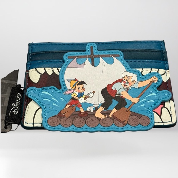 Loungefly Accessories - Disney Loungefly Pinocchio and Geppetto Cardholder Wallet NWT